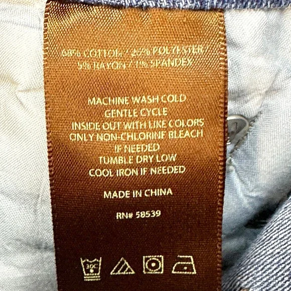 KUT FROM THE KLOTH Katy Ankle Straight Leg Jeans • 2 • blue denim - Picture 8 of 9